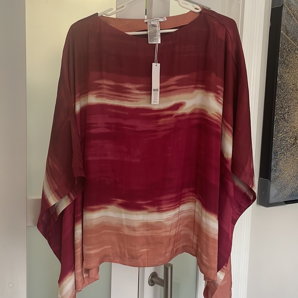 Chico’s Brand New Ombre Woven Poncho - Picture 8 of 12